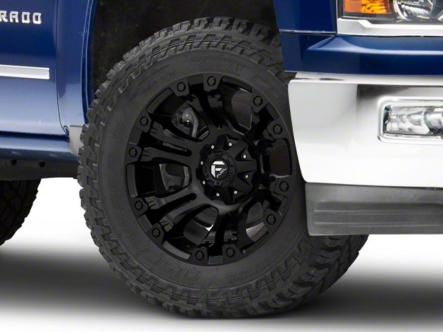 Fuel Wheels Vapor Matte Black 6-Lug Wheel; 20x12; -44mm Offset (14-18 Silverado 1500)