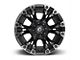 Fuel Wheels Vapor Matte Black Machined 6-Lug Wheel; 20x12; -44mm Offset (14-18 Silverado 1500)