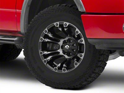 Fuel Wheels Vapor Matte Black Machined 6-Lug Wheel; 20x12; -44mm Offset (04-08 F-150)