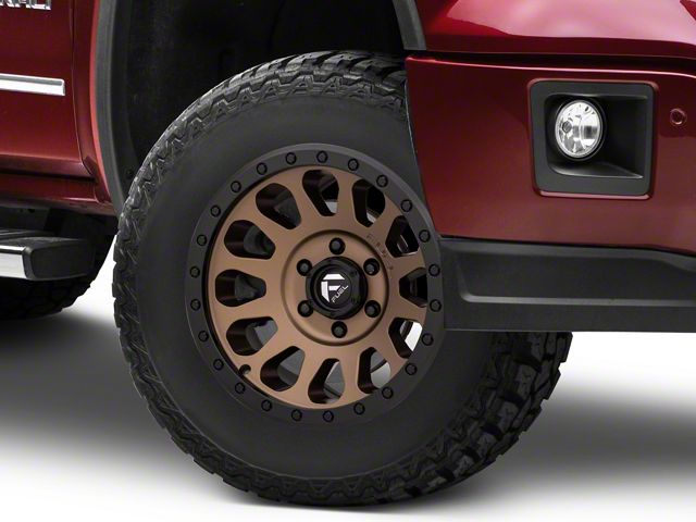 Fuel Wheels Vector Bronze 6-Lug Wheel; 17x9; -12mm Offset (14-18 Sierra 1500)