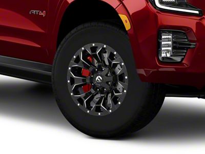 Fuel Wheels Assault Gloss Black Milled 6-Lug Wheel; 18x9; 19mm Offset (21-25 Yukon)