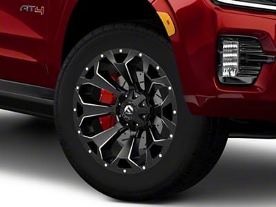 Fuel Wheels Assault Matte Black Milled 6-Lug Wheel; 20x9; 19mm Offset (21-25 Yukon)