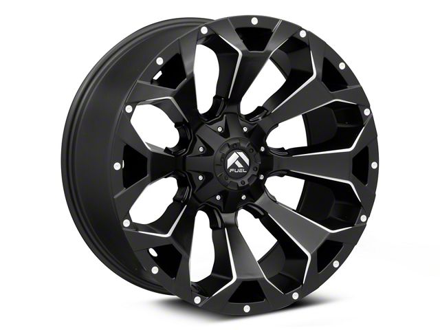 Fuel Wheels Assault Matte Black Milled 6-Lug Wheel; 22x12; -44mm Offset (21-24 Yukon)