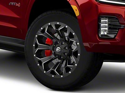 Fuel Wheels Assault Satin Black Milled 6-Lug Wheel; 20x12; -43mm Offset (21-25 Yukon)