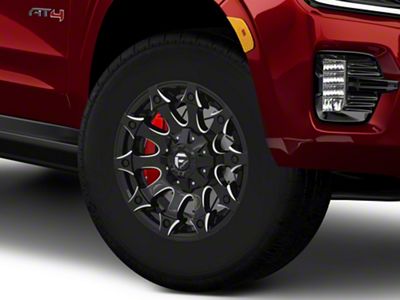 Fuel Wheels Battle Axe Gloss Black Milled 6-Lug Wheel; 18x9; 20mm Offset (21-26 Yukon)
