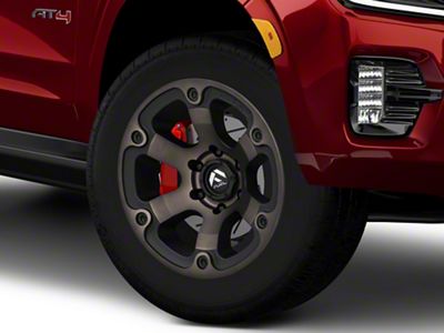 Fuel Wheels Beast Matte Black Machined with Dark Tint 6-Lug Wheel; 20x9; 1mm Offset (21-25 Yukon)