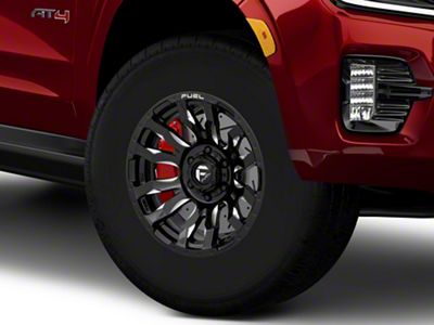 Fuel Wheels Blitz Gloss Black Milled 6-Lug Wheel; 17x9; 1mm Offset (21-25 Yukon)