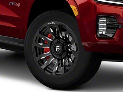 Fuel Wheels Blitz Gloss Black Milled 6-Lug Wheel; 20x10; -18mm Offset (21-25 Yukon)