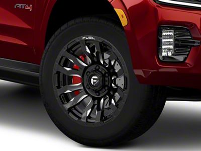Fuel Wheels Blitz Gloss Black Milled 6-Lug Wheel; 20x9; 1mm Offset (21-25 Yukon)