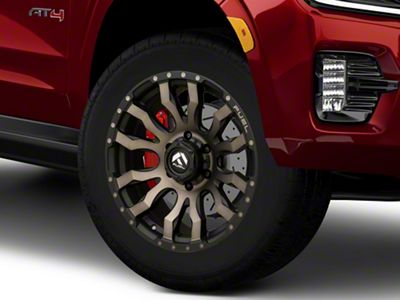 Fuel Wheels Blitz Matte Black Double Dark Tint 6-Lug Wheel; 20x10; -18mm Offset (21-25 Yukon)