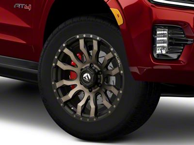 Fuel Wheels Blitz Matte Black Double Dark Tint 6-Lug Wheel; 20x9; 0mm Offset (21-25 Yukon)