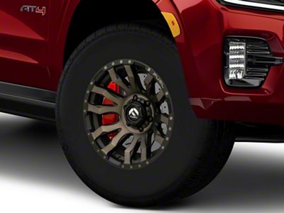 Fuel Wheels Blitz Matte Black with Dark Tint 6-Lug Wheel; 17x9; -12mm Offset (21-24 Yukon)