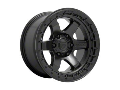 Fuel Wheels Block Matte Black 6-Lug Wheel; 18x9; 20mm Offset (21-25 Yukon)