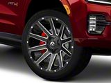 Fuel Wheels Contra Gloss Black Milled 6-Lug Wheel; 22x12; -43mm Offset (21-26 Yukon)