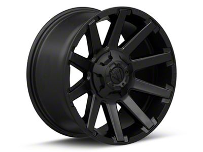 Fuel Wheels Contra Satin Black 6-Lug Wheel; 20x9; 19mm Offset (21-25 Yukon)