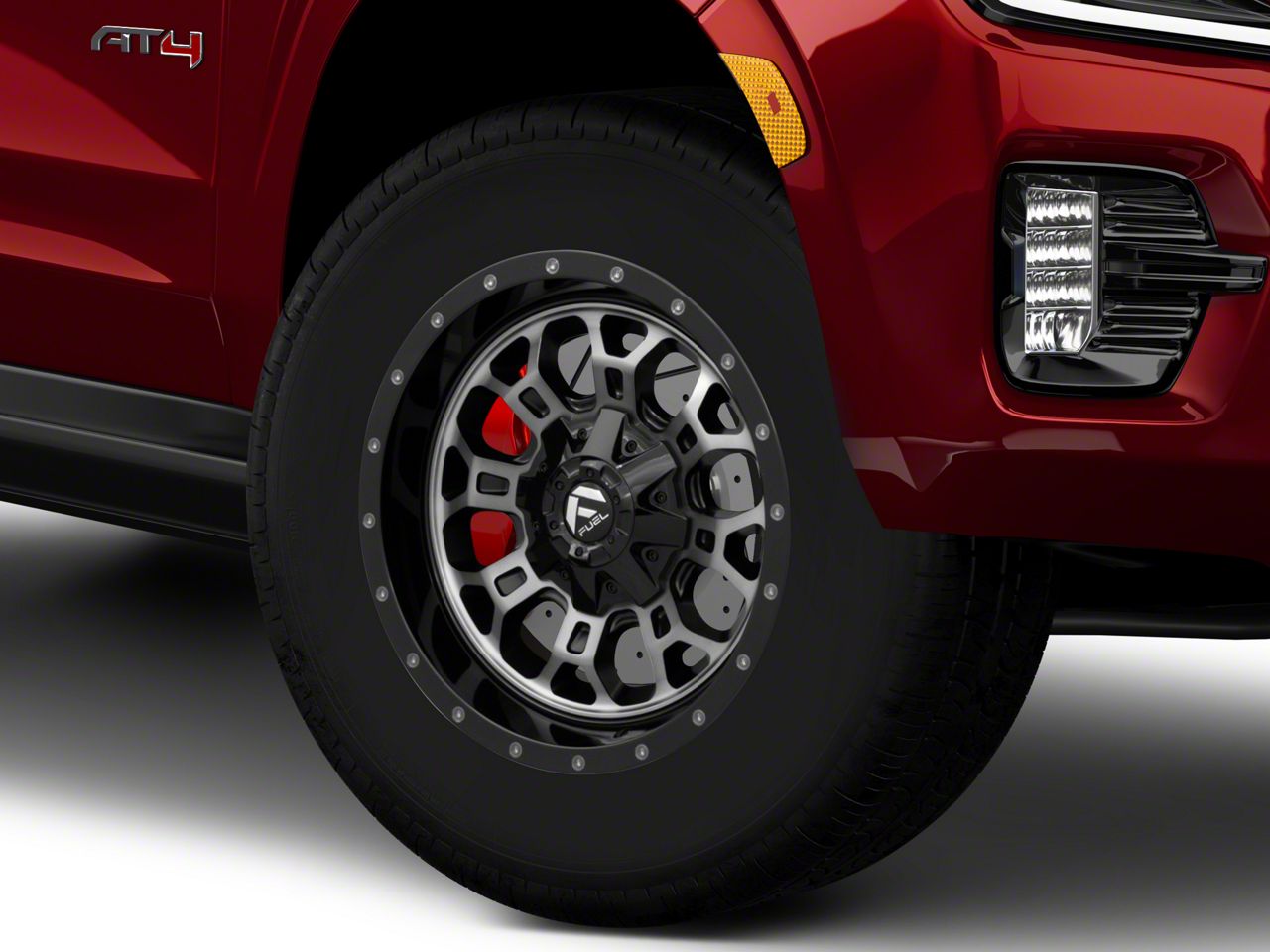 Fuel Wheels Yukon Crush Gloss Machined Double Dark Tint 6-Lug Wheel ...
