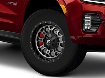 Fuel Wheels Crush Gloss Machined Double Dark Tint 6-Lug Wheel; 18x9; 1mm Offset (21-25 Yukon)
