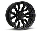 Fuel Wheels Flame Blackout 6-Lug Wheel; 20x10; -18mm Offset (21-25 Yukon)