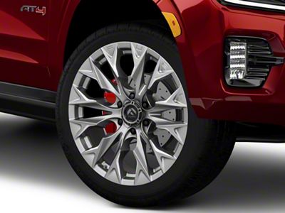 Fuel Wheels Flame Platinum 6-Lug Wheel; 22x10; -18mm Offset (21-25 Yukon)