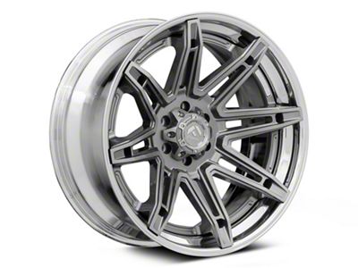 Fuel Wheels Fusion Forged Brawl Platinum with Chrome Lip 6-Lug Wheel; 22x10; -18mm Offset (21-25 Yukon)