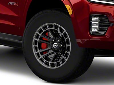 Fuel Wheels Heater Matte Black Double Dark Tint Machined 6-Lug Wheel; 18x9; 1mm Offset (21-25 Yukon)