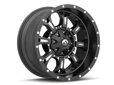 Fuel Wheels Krank Matte Black Milled 6-Lug Wheel; 20x12; -44mm Offset (21-25 Yukon)