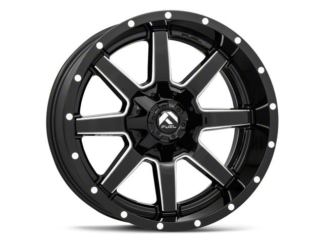 Fuel Wheels Maverick Gloss Black Milled 6-Lug Wheel; 20x14; -76mm Offset (21-24 Yukon)