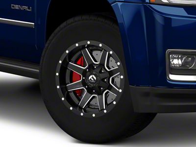 Fuel Wheels Maverick Matte Black Milled 6-Lug Wheel; 17x9; 13mm Offset (15-20 Yukon)