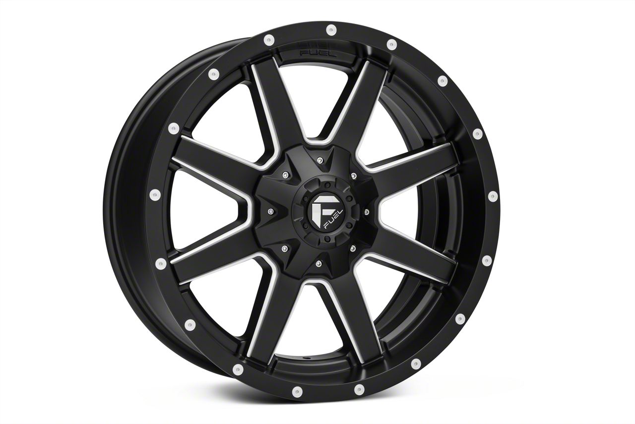 Fuel Wheels Yukon Maverick Matte Black Milled 6Lug Wheel; 20x9; 20mm
