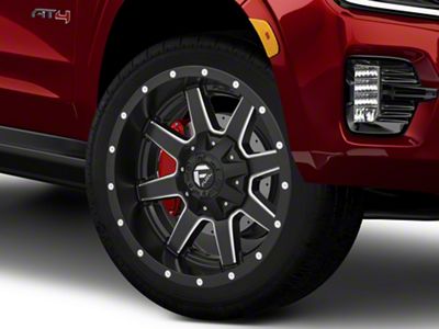 Fuel Wheels Maverick Matte Black Milled 6-Lug Wheel; 24x10; 20mm Offset (21-25 Yukon)