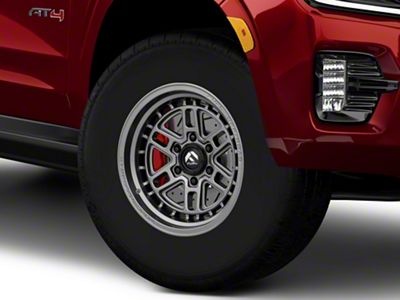 Fuel Wheels Nitro Matte Gunmetal 6-Lug Wheel; 17x9; 1mm Offset (21-25 Yukon)