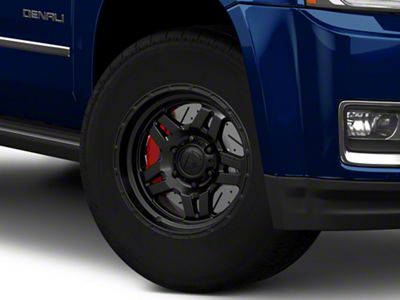 Fuel Wheels Oxide Blackout 6-Lug Wheel; 17x8.5; 1mm Offset (15-20 Yukon)