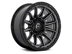 Fuel Wheels Piston Matte Gunmetal with Gloss Black Lip 6-Lug Wheel; 20x10; -18mm Offset (21-24 Yukon)