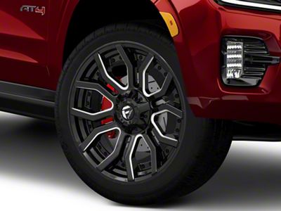 Fuel Wheels Rage Gloss Black Milled 6-Lug Wheel; 22x10; -18mm Offset (21-26 Yukon)