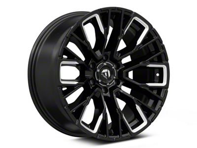 Fuel Wheels Rebar Gloss Black Milled 6-Lug Wheel; 17x9; -12mm Offset (15-20 Yukon)