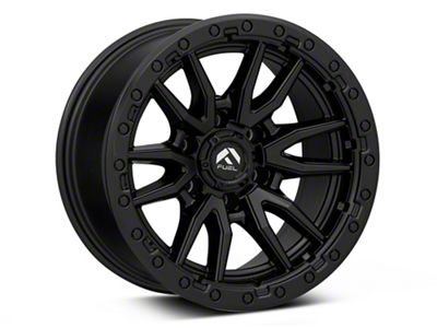 Fuel Wheels Rebel Matte Black 6-Lug Wheel; 17x9; 1mm Offset (21-25 Yukon)