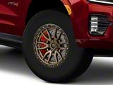 Fuel Wheels Rebel Matte Bronze with Black Bead Ring 6-Lug Wheel; 17x9; 1mm Offset (21-26 Yukon)