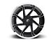 Fuel Wheels Renegade Matte Black with Chrome Lip 6-Lug Wheel; 20x12; -44mm Offset (21-24 Yukon)