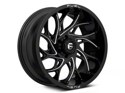 Fuel Wheels Runner Gloss Black Milled 6-Lug Wheel; 26x14; -75mm Offset (21-25 Yukon)