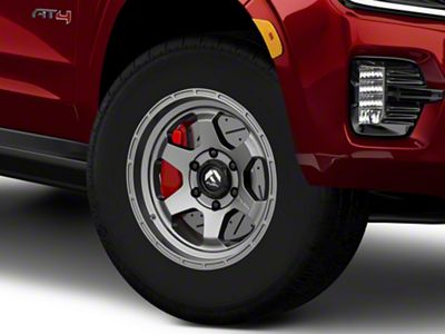 Fuel Wheels Shok Matte Gunmetal 6-Lug Wheel; 18x9; 1mm Offset (21-25 Yukon)