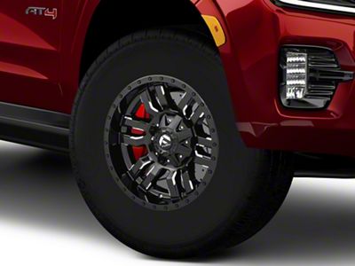 Fuel Wheels Sledge Gloss Black Milled 6-Lug Wheel; 17x9; 1mm Offset (21-26 Yukon)