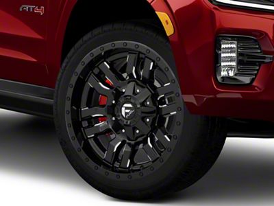 Fuel Wheels Sledge Gloss Black Milled 6-Lug Wheel; 22x9.5; 19mm Offset (21-26 Yukon)
