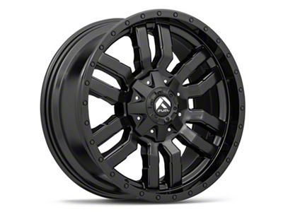 Fuel Wheels Sledge Matte Black 6-Lug Wheel; 20x9; 1mm Offset (21-25 Yukon)