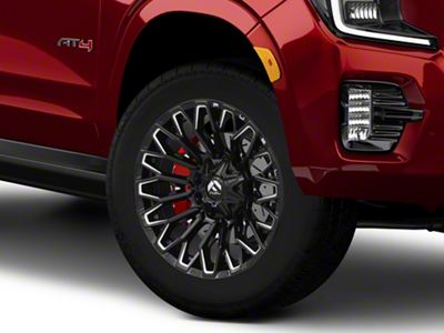 Fuel Wheels Strike Gloss Black Milled 6-Lug Wheel; 20x10; -18mm Offset (21-25 Yukon)