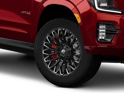 Fuel Wheels Strike Gloss Black Milled 6-Lug Wheel; 20x9; 1mm Offset (21-25 Yukon)