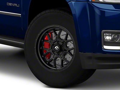 Fuel Wheels Tech Matte Black 6-Lug Wheel; 17x9; 20mm Offset (15-20 Yukon)