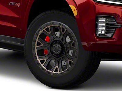 Fuel Wheels Traction Matte Black with Double Dark Tint 6-Lug Wheel; 20x9; 1mm Offset (21-25 Yukon)