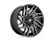 Fuel Wheels Typhoon Gloss Black Milled 6-Lug Wheel; 22x12; -44mm Offset (21-24 Yukon)