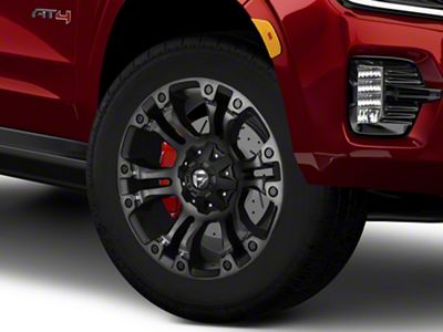 Fuel Wheels Vapor Matte Black Double Dark Tint 6-Lug Wheel; 20x9; 19mm Offset (21-25 Yukon)