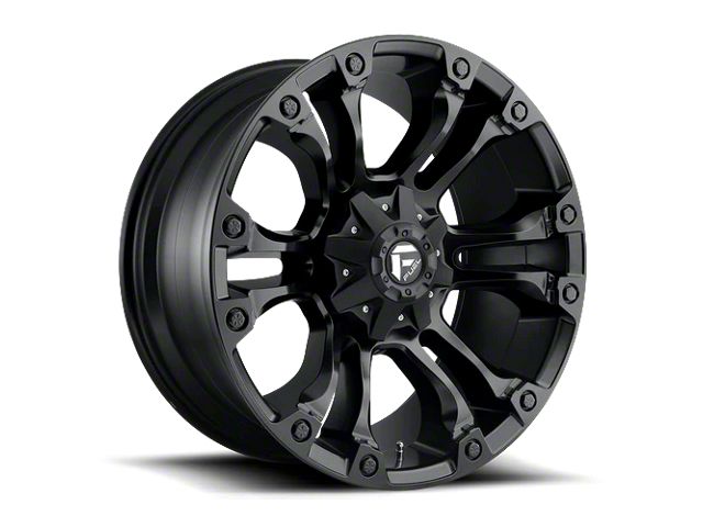 Fuel Wheels Vapor Matte Black 6-Lug Wheel; 18x8; 35mm Offset (15-20 Yukon)